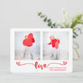 スクリプトエレガントラブハートバレンタインデーの写真 シーズンカード (スタンド正面)