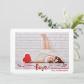 スクリプトエレガントラブハートバレンタインデーの写真 シーズンカード (スタンド正面)