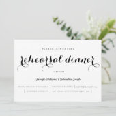 スクリプトエレガントリハーサルの夕食招待状 招待状 (スタンド正面)