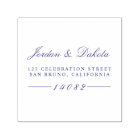 スクリプトエレガント名前をカスタムする結婚の差出人住所