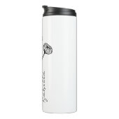 スクリプトエレガント名11月誕生月花 タンブラー (回転右)