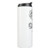 スクリプトエレガント名6月誕生月花バラ タンブラー (回転左)