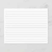 スクリプトエレガント金ゴールドモノグラムグリーンレシピカード (裏面)