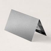 スクリプトエレガント銀箔ギフト登録カード 名刺 (裏面)