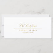 スクリプトエレガント |ギフト券 (正面)