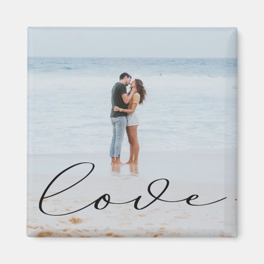 スクリプトエレガント |フォトマグネット マグネット (正面)