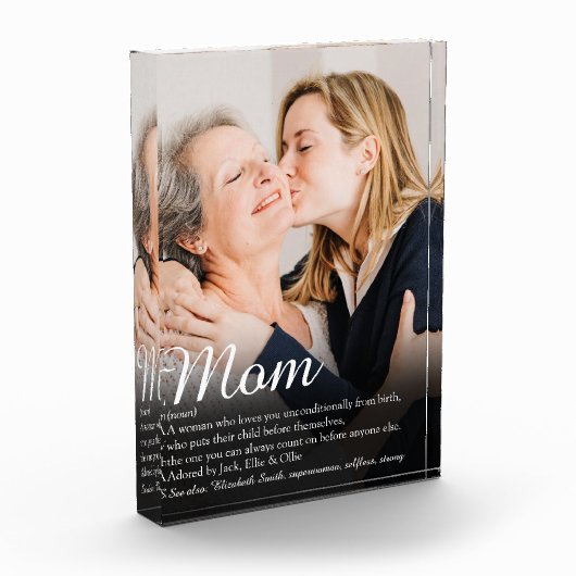 スクリプトエレガントMom定義引用文写真 フォトブロック (左)