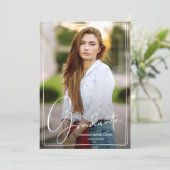 スクリプトオーバーレイ2写真卒業 案内状 (スタンド正面)