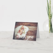 スクリプトオーバーレイ |写真ありがとう サンキューカード (正面)