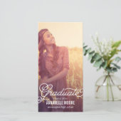 スクリプトオーバーレイ 卒業アナウンスメント 案内状 (スタンド正面)