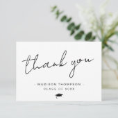 スクリプトカジュアルの最小卒業 サンキューカード (スタンド正面)