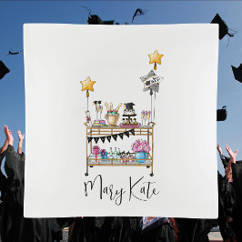 スクリプトカジュアルバーカートの卒業 スタンダードカクテルナプキン