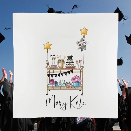 スクリプトカジュアルバーカートの卒業 スタンダードカクテルナプキン