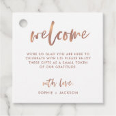 スクリプトカジュアル |の結婚ようこそ抱き枕またはバスケット フェイバータグ (正面)