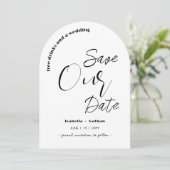 スクリプトカジュアルSave The Date Free Drinks's 結婚 招待状 (スタンド正面)