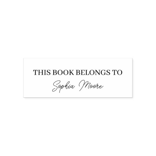 スクリプトカスタムトレンディーのライブラリからのモダン セルフインキングスタンプ (デザイン)