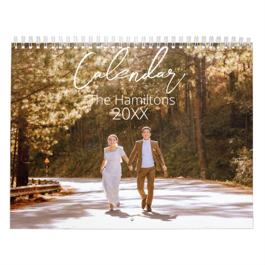 スクリプトカスタム付き写真カレンダー カレンダー (カバー)