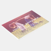 スクリプトカスタム写真の名結婚前 ゲストブック (コーナー)