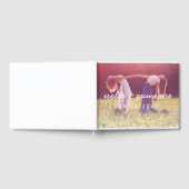 スクリプトカスタム写真の名結婚前 ゲストブック (全面)