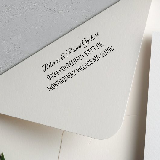 スクリプトカップルの個人用オフィス差出人住所 セルフインキングスタンプ