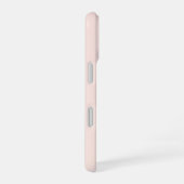 スクリプトカリグラフィミニマル赤面ピンク iPhone 16ケース (右側面)