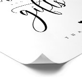 スクリプトカードとギフトのサイン8x10" ポスター (角)