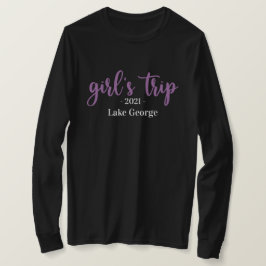 スクリプトガールズトリップロケーションとTシャツ Tシャツ