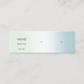 スクリプトグラデーションスタッドイヤリングミニ スキニー名刺 (正面)