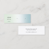 スクリプトグラデーションスタッドイヤリングミニ スキニー名刺 (正面/裏面)