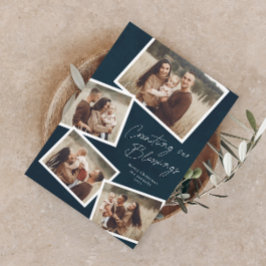 スクリプトコラージュ宗教的な磁気クリスマスカード