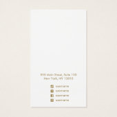 スクリプトシグネチャピンクグローイヤリングディスプレイカード (裏面)