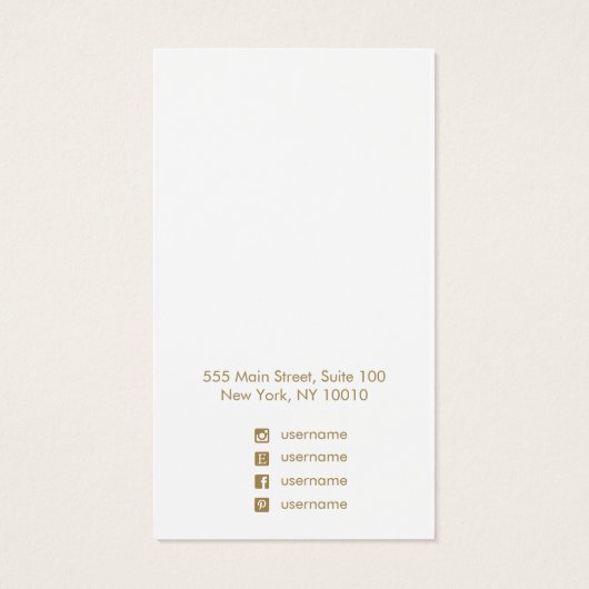 スクリプトシグネチャピンクグローイヤリングディスプレイカード (裏面)