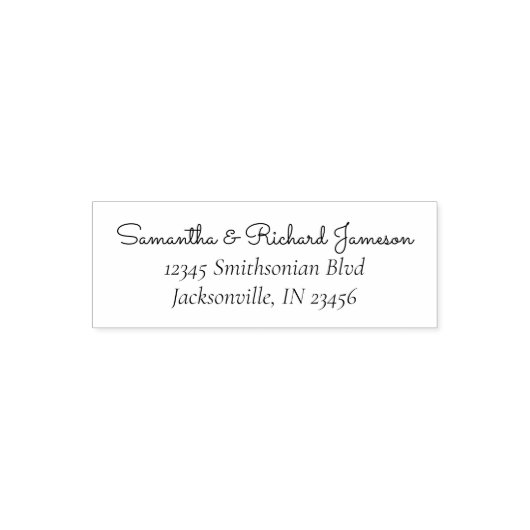 スクリプトシグネチャファミリ独自の作成 セルフインキングスタンプ (デザイン)