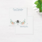 スクリプトシグネチャーパーソナライズされたビーフローラ (デスク)