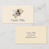 スクリプトシグネチャーパーソナライズされたビーフローラ コーリングカード (正面/裏面)