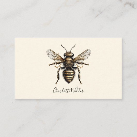 スクリプトシグネチャーパーソナライズされたビー コーリングカード (正面)