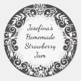 スクリプトシャルボードプリントボトルキャニングJARラベル ラウンドシール