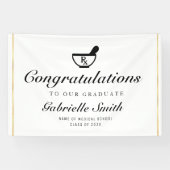 スクリプトシンプル薬局グラードパーティーウェルカムサイン 横断幕 (横)