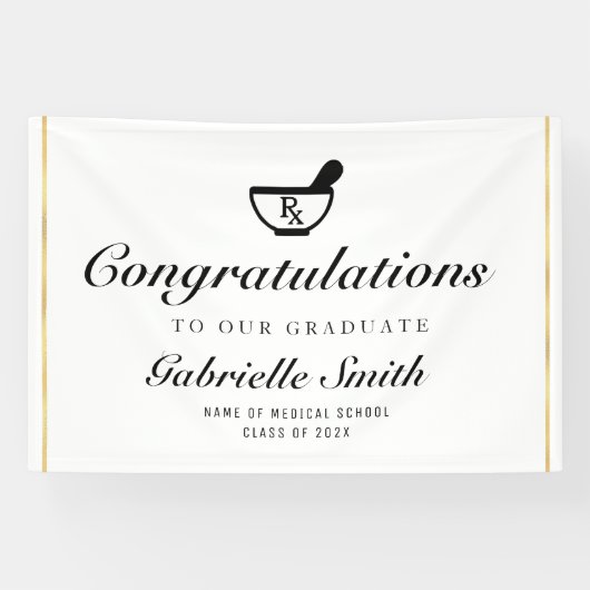 スクリプトシンプル薬局グラードパーティーウェルカムサイン 横断幕 (横)