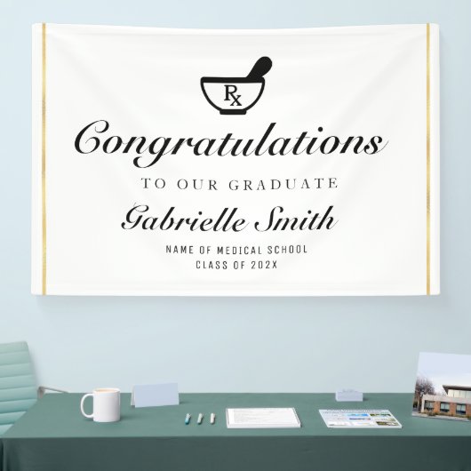 スクリプトシンプル薬局グラードパーティーウェルカムサイン 横断幕 (トレードショー)