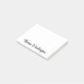 スクリプトスタイリッシュモノグラム名 ポストイット (アングル)