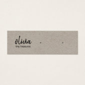 スクリプトスタッドイヤリングクラフト表示カード (正面)