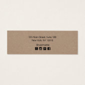 スクリプトスタッドイヤリングタンクラフト表示カード (裏面)