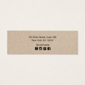 スクリプトスタッドイヤリングタンクラフト表示カード (裏面)