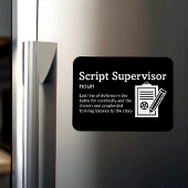 スクリプトスーパーバイザ定義 – フィルム3" x 4" Flex マグネット