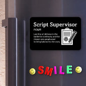 スクリプトスーパーバイザ定義 – フィルム4" x 6" Flex マグネット