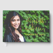 スクリプトタイポグラフィの卒業 ゲストブック (正面)