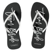 スクリプトタイポグラフィ「チームブライド」 ビーチサンダル (ソール)