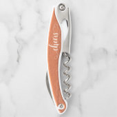 スクリプトテラコッタコルクスクリュボトルオープナー ソムリエナイフ (裏面)