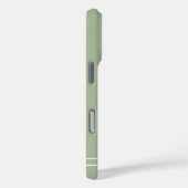 スクリプトネームミニマリストグリーンユーカリ Case-Mate iPhoneケース (裏面 / 右)